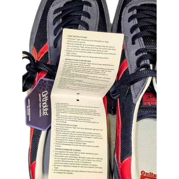 Asics Onitsuka Tiger Men's Size 14 Sneakers New With Tags Red Navy LIMITED RARE - Picture 6 of 14